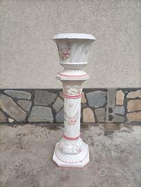 colonna ceramica capodimonte