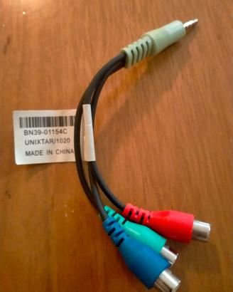 ADATTATORE VIDEO JACK 3,5 MM 3xRGA RGB BN39-01154C