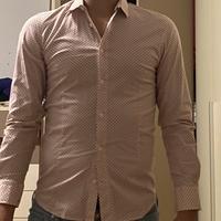 Camicia Imperial con quadratini Rossi tg XL