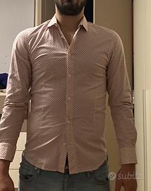 Camicia Imperial con quadratini Rossi tg XL