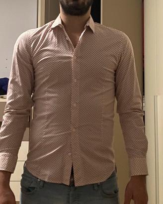 Camicia Imperial con quadratini Rossi tg XL