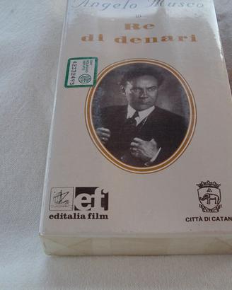 Vhs Angelo Musco in Re di Denari Catania ed. La Si