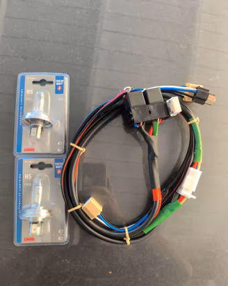 Kit montaggio luci H4 H5 su fiat 500