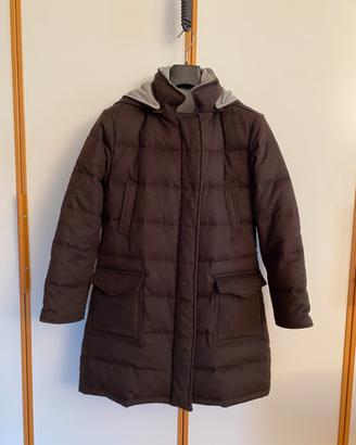 Giaccone imbottito donna Tg. 42 col. marrone.