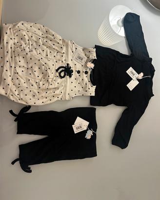 completo bimba 3 pezzi, 12 mesi, marca Simon Migno