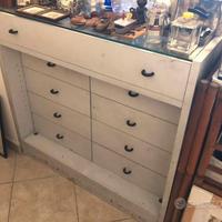 Banchetto Vetrina Esposizione Negozio 8 Cassetti