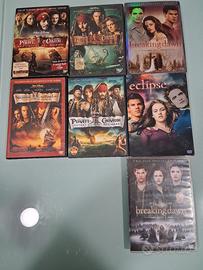 dvd pirata dei Caraibi e twilight