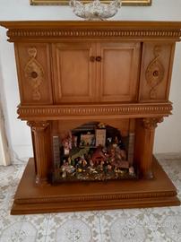 Mobile bar con camino