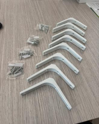 Staffa angolare in acciaio (bianco)– nuove