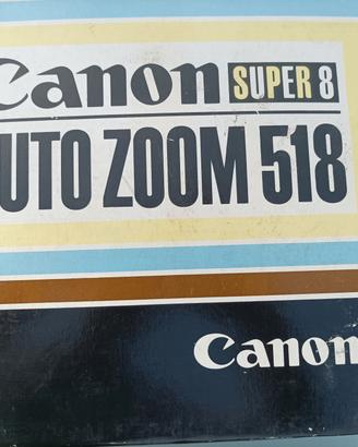 Videocamera CANON super 8 auto zoom 518