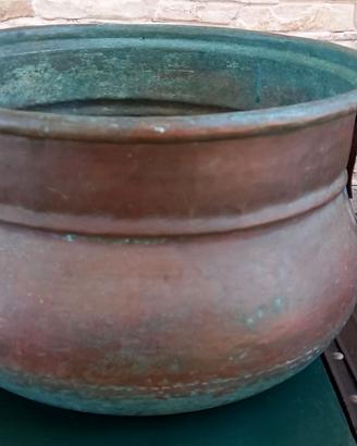 Antica pentola - paiolo in rame