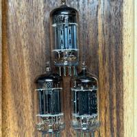 3x 5687 WB USA black plate – valvole hi-fi