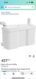 Trituratore sanitario WATERSAN20-pompa di sollevam