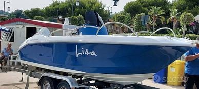 Pronta alla boa barca open nuova