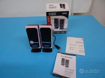 Kraun casse amplificate Ice Speaker Strawberry, NU
