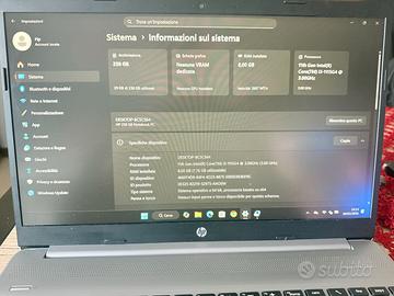 HP 250 G8 – i3 11ª Gen – 8GB RAM – SSD 256GB – Win