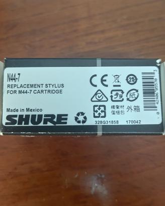 Stilo / Puntina Originale Shure N44-7 originale