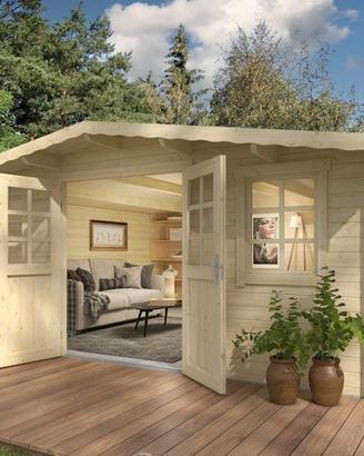 CASETTA DI LEGNO ETNA9 500x500x222h - 34mm