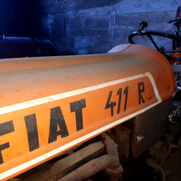 FIAT 411 R con MULETTO TRATTORE STORICO EPOCA