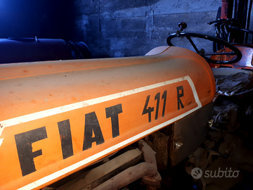 FIAT 411 R con MULETTO TRATTORE STORICO EPOCA
