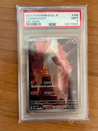 Carta  Pokémon charmander Gradata
