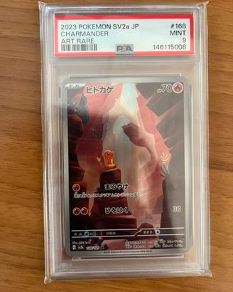 Carta  Pokémon charmander Gradata