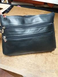 pochette in pelle donna