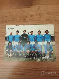 Cartolina Rara SSC Napoli 1975/1976
