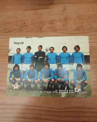 Cartolina Rara SSC Napoli 1975/1976