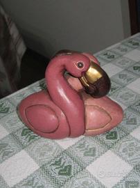 Coppia di Fenicotteri Rosa THUN Arca di Noè