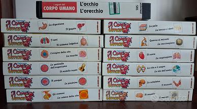 Set 13 VHS “Esplorando il Corpo Umano”