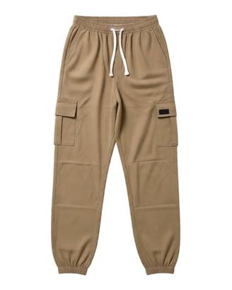Pantaloni Cargo Jogger Beige / Cammello