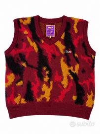 Corteiz Mohair Knit Vest Gutta Camo – taglia M