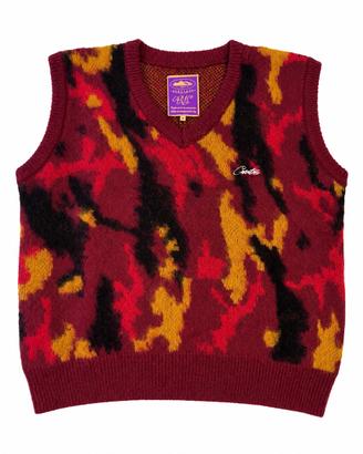 Corteiz Mohair Knit Vest Gutta Camo – taglia M