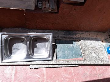 Top in granito 210 cm