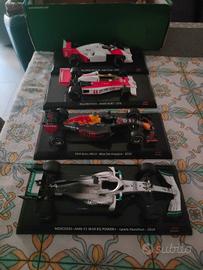 4 modellini F1 scala 1/24 a 50 euro l'uno 