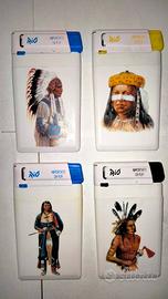Lotto 4 accendini Rio collezione Indiani d'America