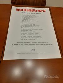 Poster di poesia "Voce di vedetta morta".