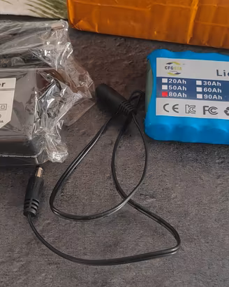 Caricabatterie e batterie 24v ricaricabili