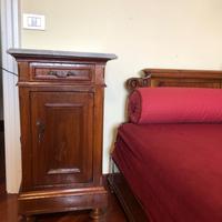 Letto singolo stile impero a barca