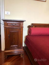 Letto singolo stile impero a barca