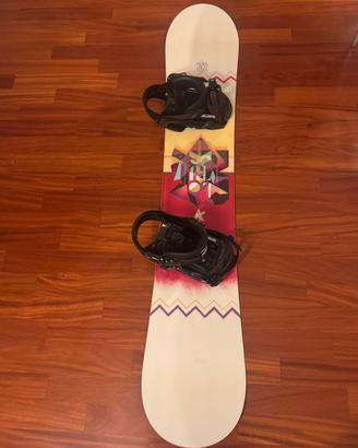 Snowboard K2 VaVaVoom attacchi Salomon + Scarponi