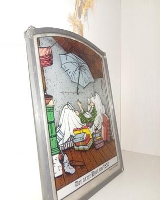 riproduzione artistica su vetro Carl Spitzweg 