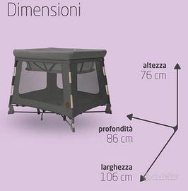 Maxi-Cosi Swift 3 in 1 Lettino da Viaggio Neonato