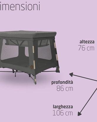 Maxi-Cosi Swift 3 in 1 Lettino da Viaggio Neonato