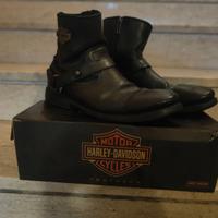 Stivali Harley Davidson in pelle nera - Taglia 45