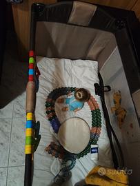 Culla da campeggio con materasso alto 12 cm