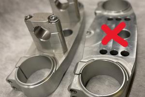 Suzuki piastra sterzo RMZ 250-450 2010/2018 NUOVA