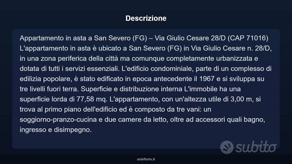 Appartamento – San Severo, Foggia - Vista 4