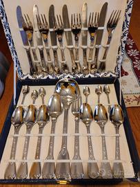 Servizio posate argento 800